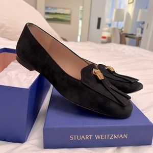 COPY - Black suede loafers by Stuart Weitzman